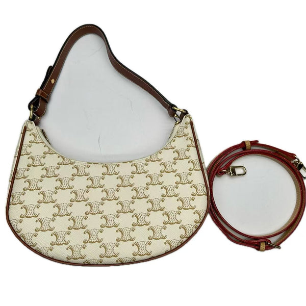 Pre-owned Celine Ava Bag Triomphe Coated Canvas