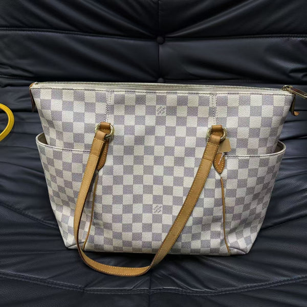 Pre-owned Louis Vuitton Totally White Damier Checkers