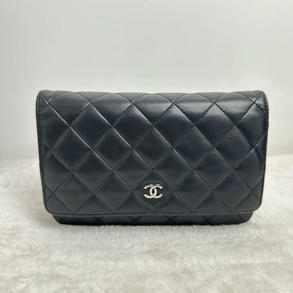 Pre-owned Chanel Wallet on Chain Quilted Lambskin