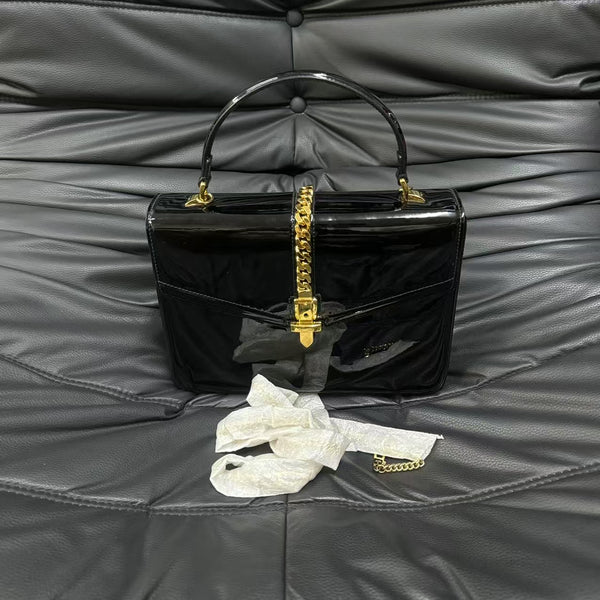 Pre-owned Gucci Sylvie Top Handle Bag Leather Classic