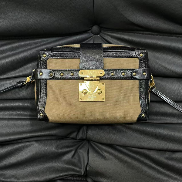 Pre-owned Louis Vuitton Soft Truck Taupe Canvas Crossbody