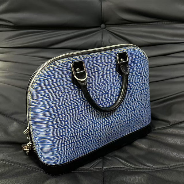 Pre-owned Louis Vuitton Alma Jeans Bleu PM