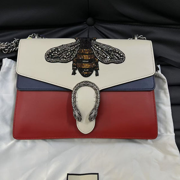 Pre-owned Gucci Dionysus Queen Bee Crossbody