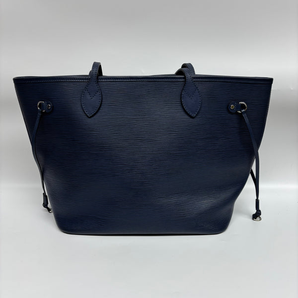 Pre-owned Louis Vuitton Neverfull Navy Blue GM Tote