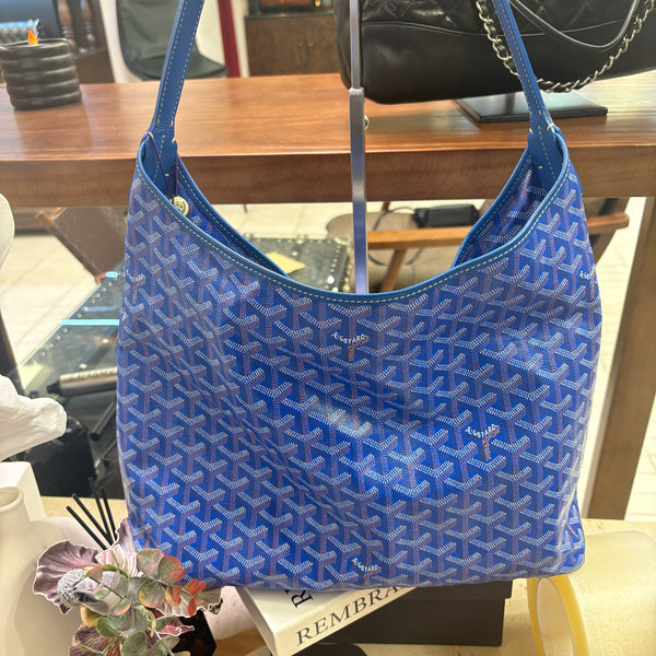 Pre-owned Goyard Royal Blue Hobo Underarm