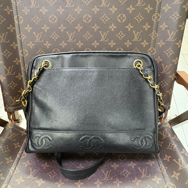 Pre-owned Chanel Vintage CC Gold Handware