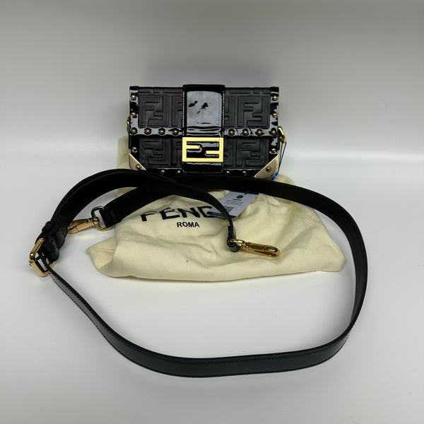 Pre-owned Fendi Black Calfskin Box Crossbody