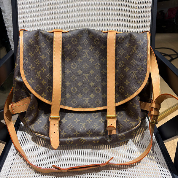 Pre-owned Louis Vuitton Gemini Monogram Large Hobo