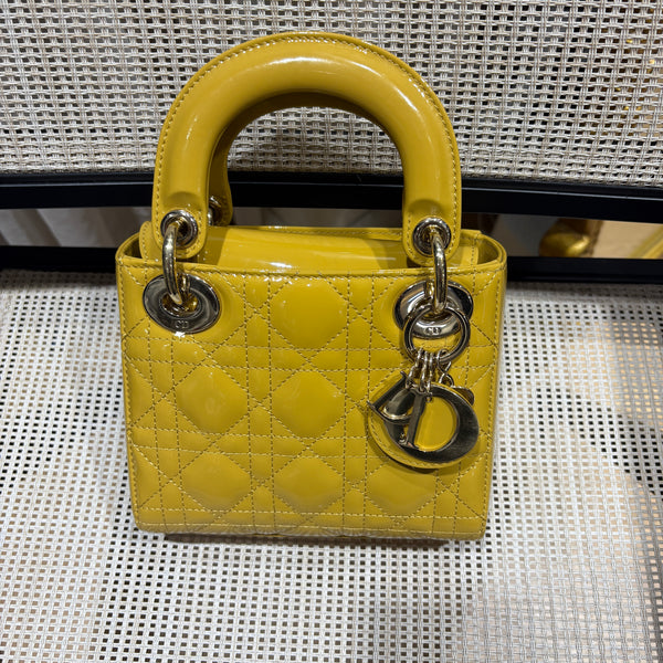 Pre-owned Christian Dior Lady Dior Mini Crossbody