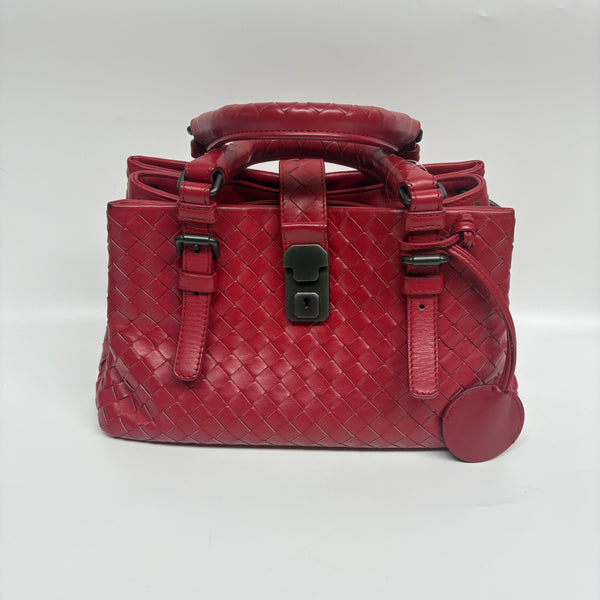 Pre-owned Bottega Veneta Roma Bag Intrecciato Nappa Small
