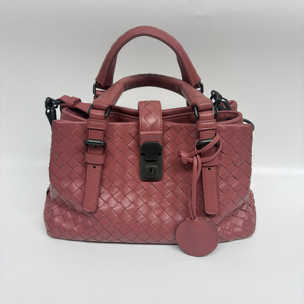 Pre-owned Bottega Veneta Roma Bag Intrecciato Nappa Small