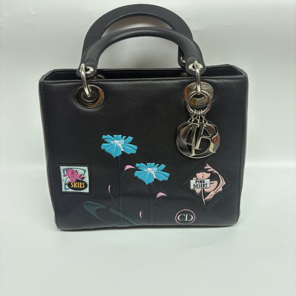 Pre-owned Christian Dior Lady Dior Limited Showpiece Medium