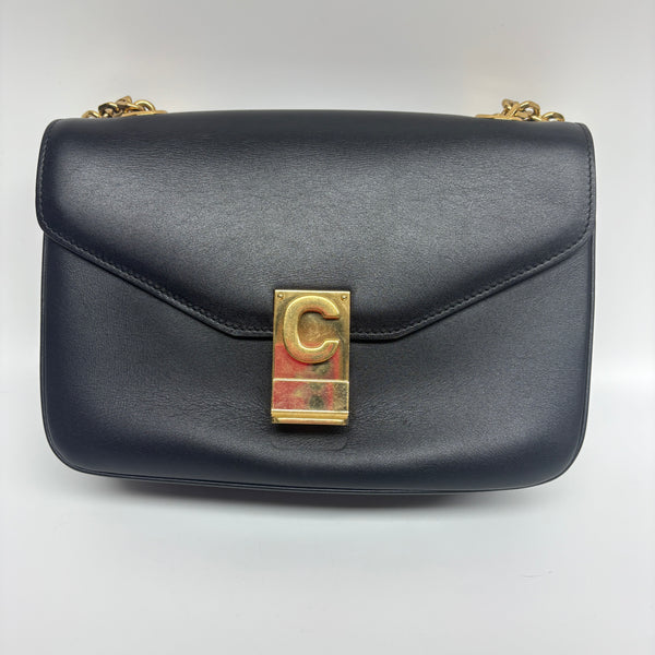 Pre-owned Celine Classic C Black Calfskin Crossbody