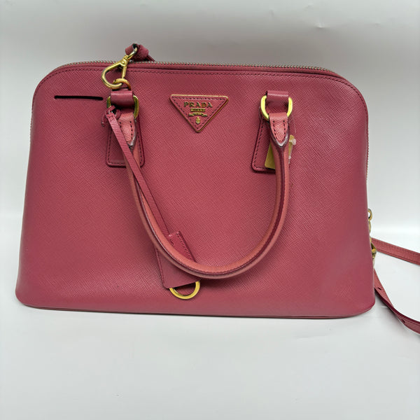Pre-owned Prada Promenade Bag Saffiano Leather
