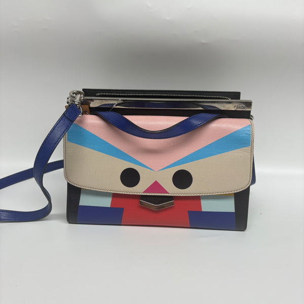 Pre-owned Fendi Totem 3 Jours Special Calfskin Crossbody