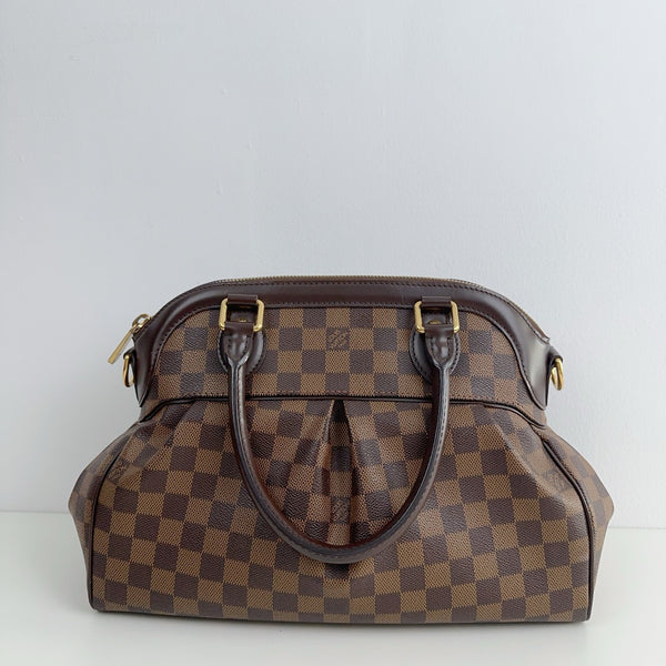 Pre-owned Louis Vuitton Trevi Damier Ebne Handbag