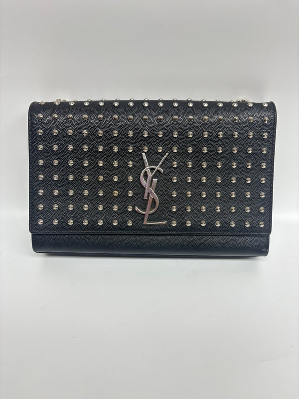 Pre-owned Saint Laurent Kate Sliver Studs Crossbody