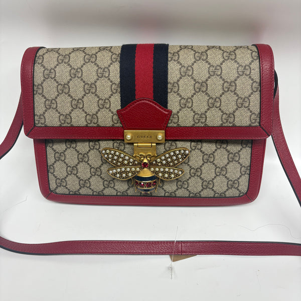 Pre-owned Gucci Queen Margret GG Canvas Crossbody