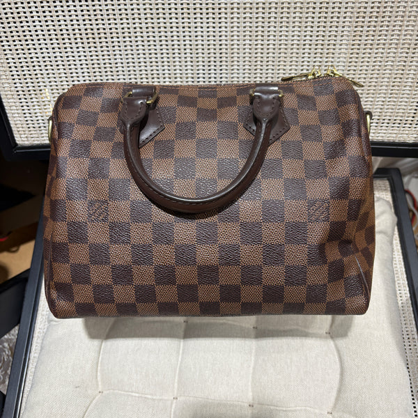 Pre-owned Louis Vuitton Speedy30 Demiar Ebne Crossbody