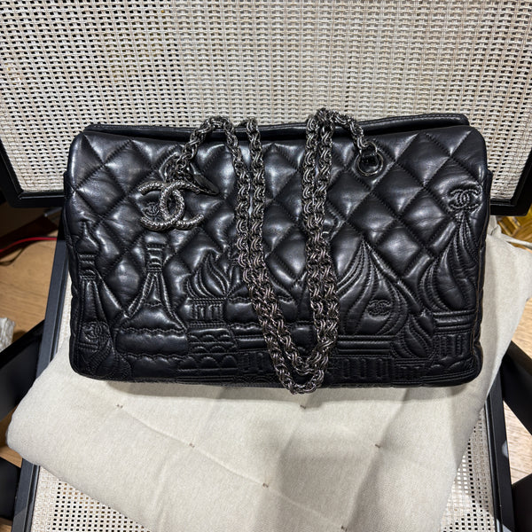 Pre-owned Chanel BlackCalfskin Limited Shoulder Bag