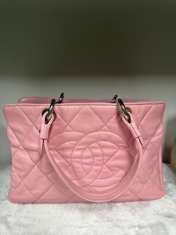 Chanel Powder Pink Calfskin Tote