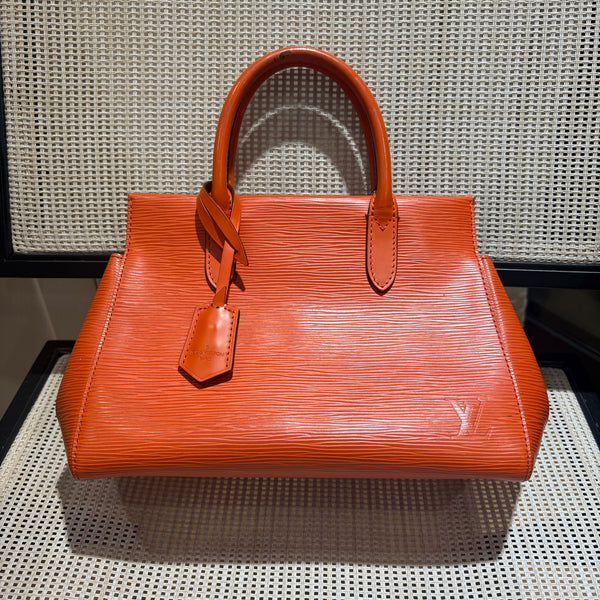 Pre-owned Louis Vuitton Orange EPI Crossbody