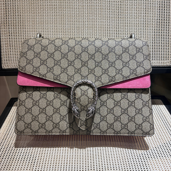 Pre-owned Gucci Dionysus GG Supreme Canvas Crossbody