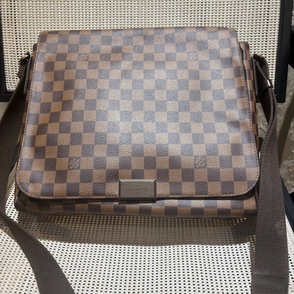 Pre-owned Louis Vuitton Men Messenger Damier Crossbody