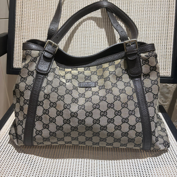 Pre-owned Gucci Vintage GG canvas Tote/Handbag
