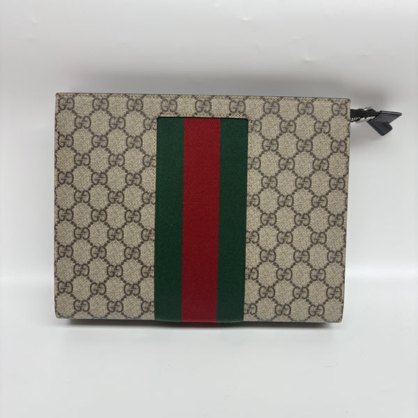 Pre-owned Gucci GG Canvas Pouch/Clutch