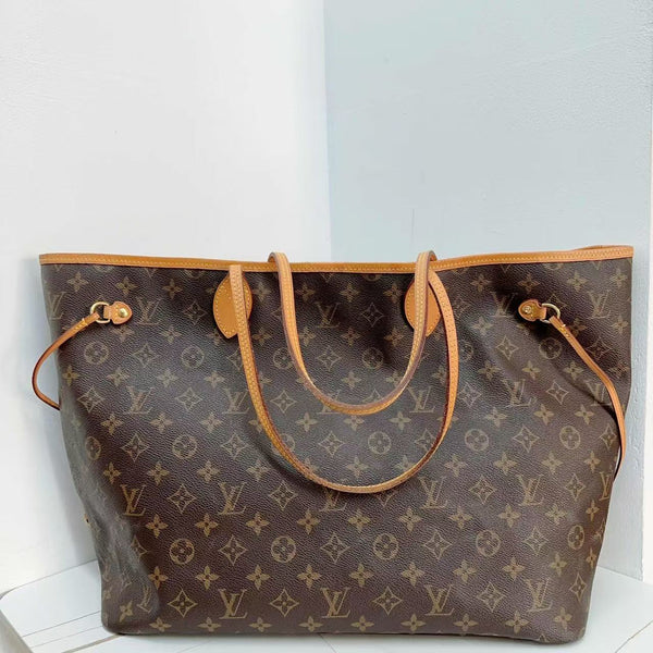 Pre-owned Louis Vuitton  Never full Tote Monogram Canvas GM