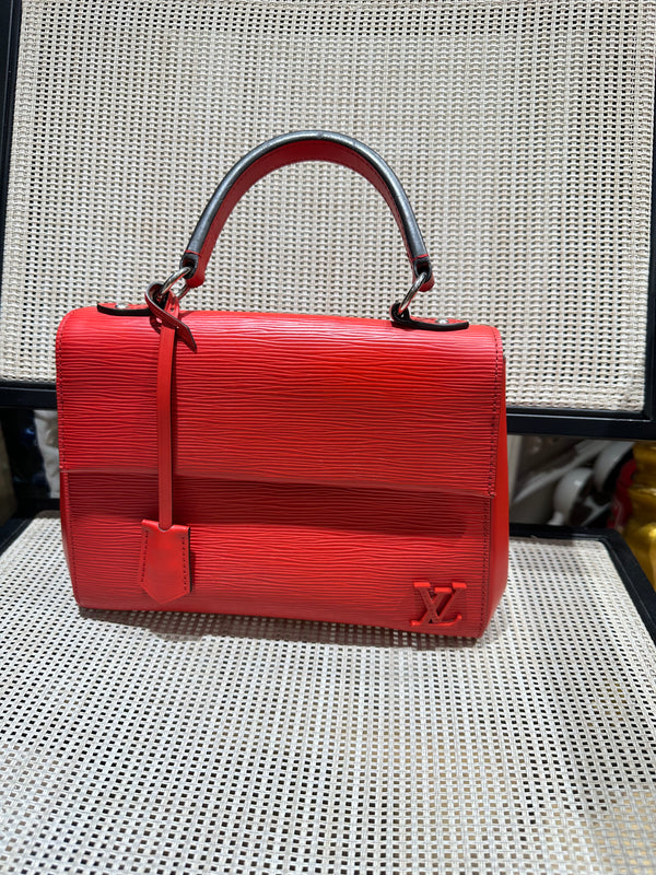 Pre-owned Louis Vuitton Clunny BB Red Epi Handbag/Crossbody