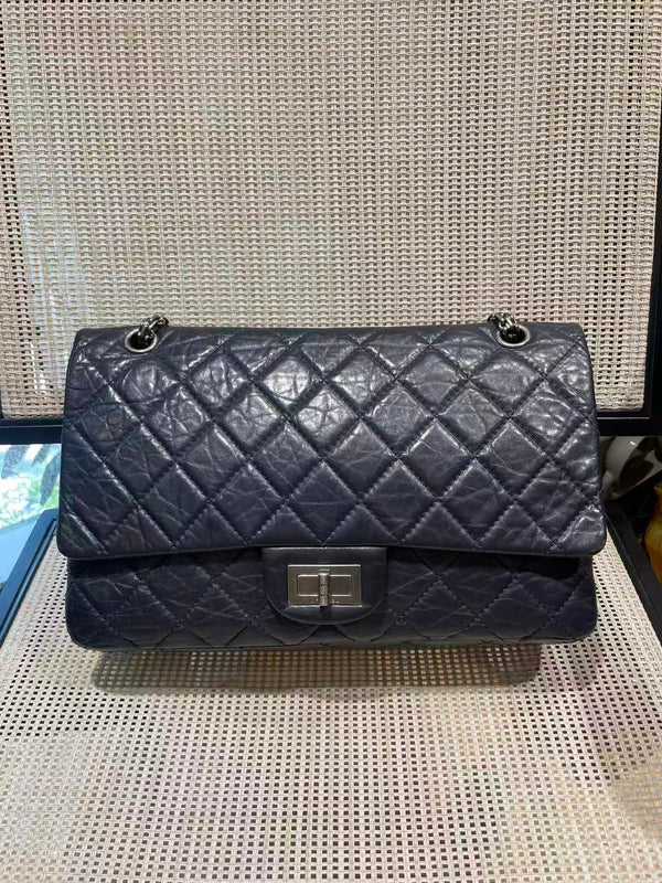 Pre-owned Chanel Reissue 2.55 Flap Bag Quilted Aged Calfskin