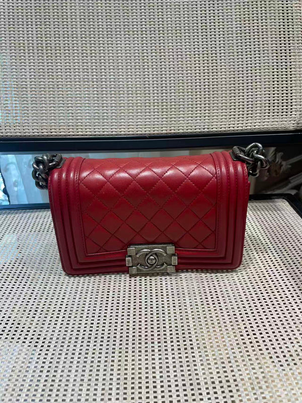 Pre-owned Chanel Leboy Calfskin Small Crossbody