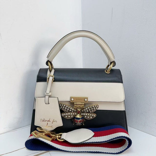 Pre-owned Gucci Queen Margaret Top Handle Calfskin Crossbody