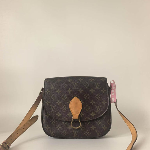 Pre-owned Louis Vuitton Cartouchiere Handbag Monogram Canvas GM