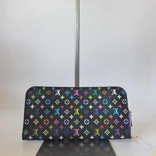 Pre-owned Louis Vuitton Flap Wallet Monogram Multicolor