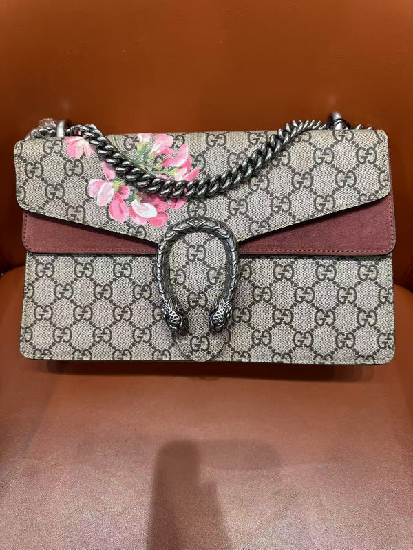 Pre-owned Gucci Dionysus Supreme GG Canvas Medium
