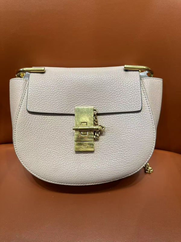 Pre-owned Chloe Drew Crossbody Bag Leather Mini