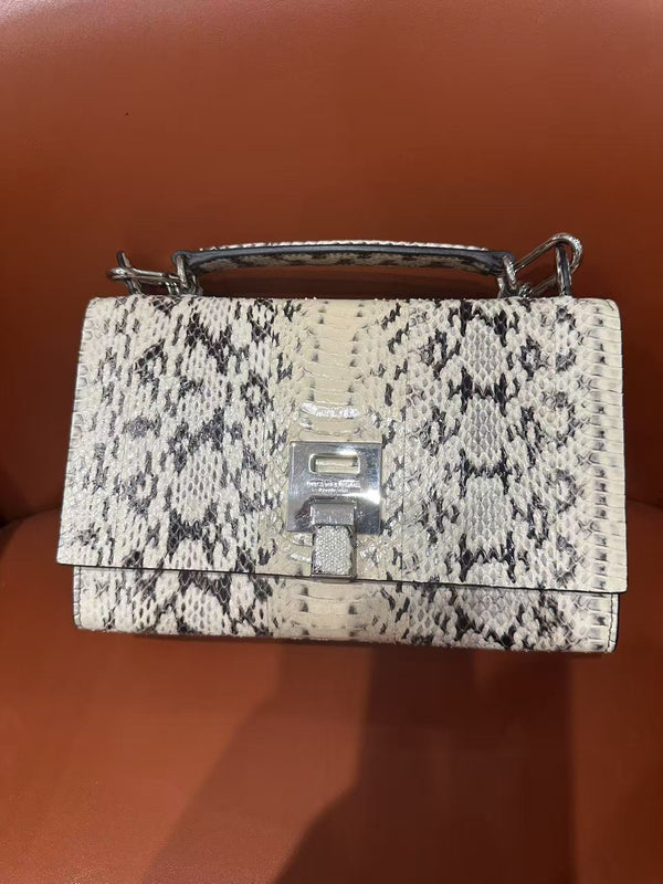 Pre-owned Micheal Kors Python Crossbody