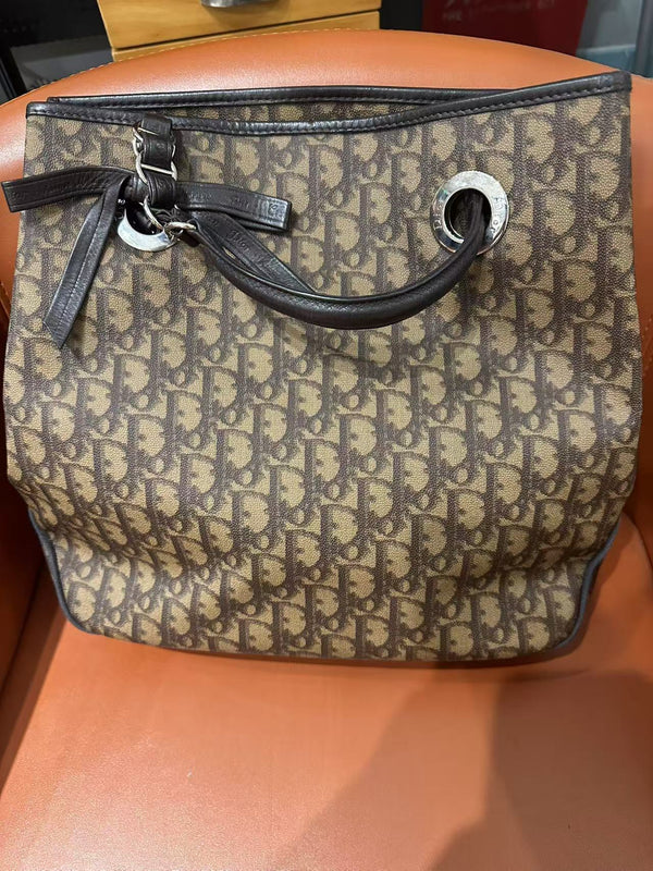 Pre-owned Christian Dior Oblique Vintage Tote