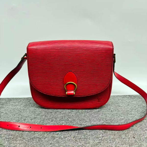 Pre-owned Louis Vuitton Red Epi Crossbody