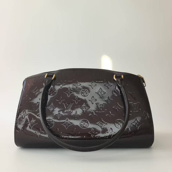 Pre-owned Louis Vuitton Sherwood Handbag Monogram Vernis GM