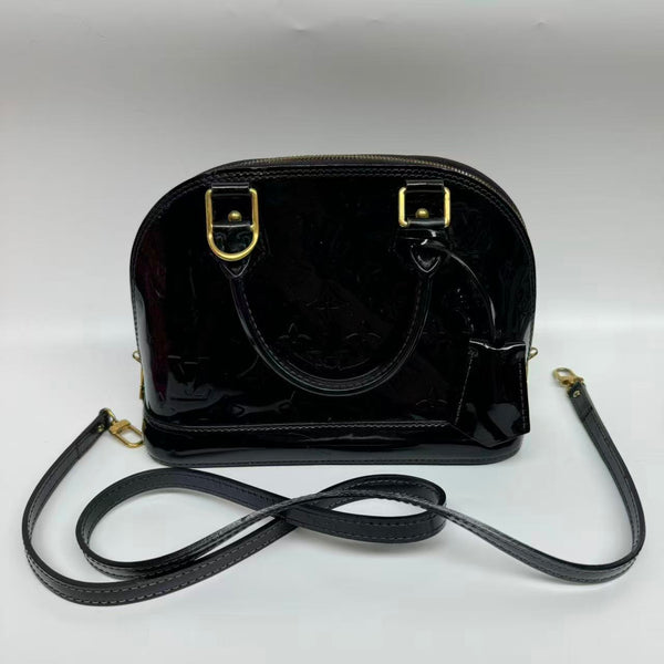 Pre-owned Louis Vuitton Alma BB Black Patent Leather