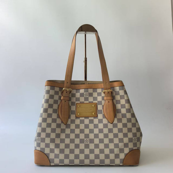 Pre-owned Louis Vuitton Hampstead Handbag Damier MM