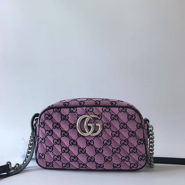 Pre-owned Gucci Marmot Camera Canvas Crossbody