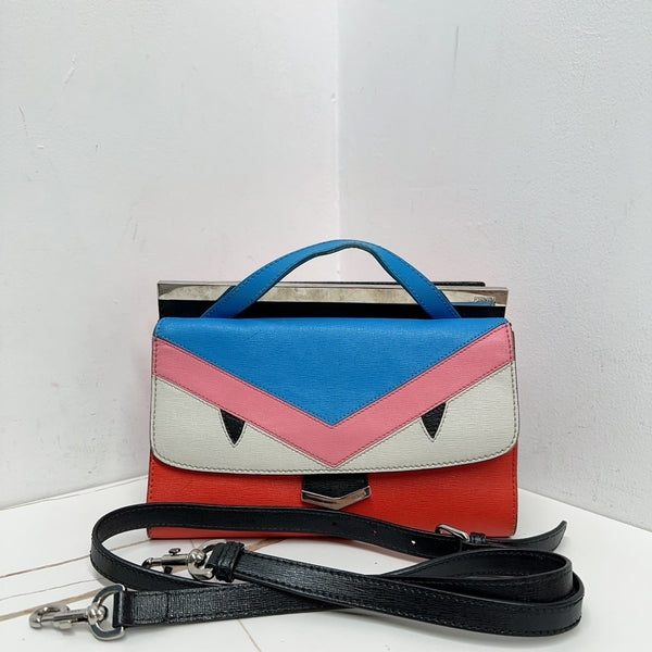 Pre-owned Fendi Totem Clutch Crossbody