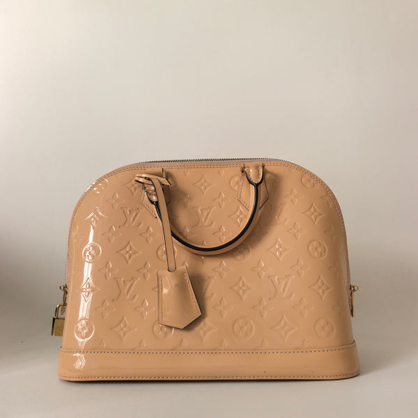 Pre-owned Louis Vuitton Alma Handbag Monogram Vernis PM