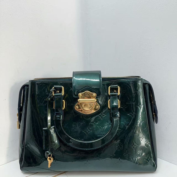 Pre-owned Louis Vuitton Melrose Avenue Handbag Monogram Vernis