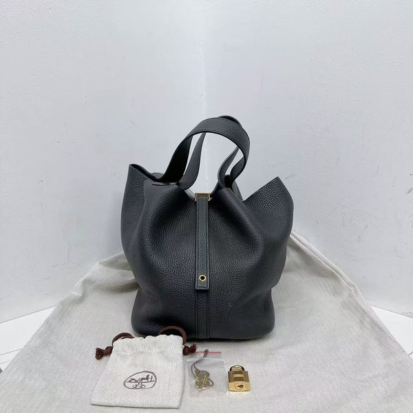 Pre-owned Hermes Picotin Lock Bag Clemence